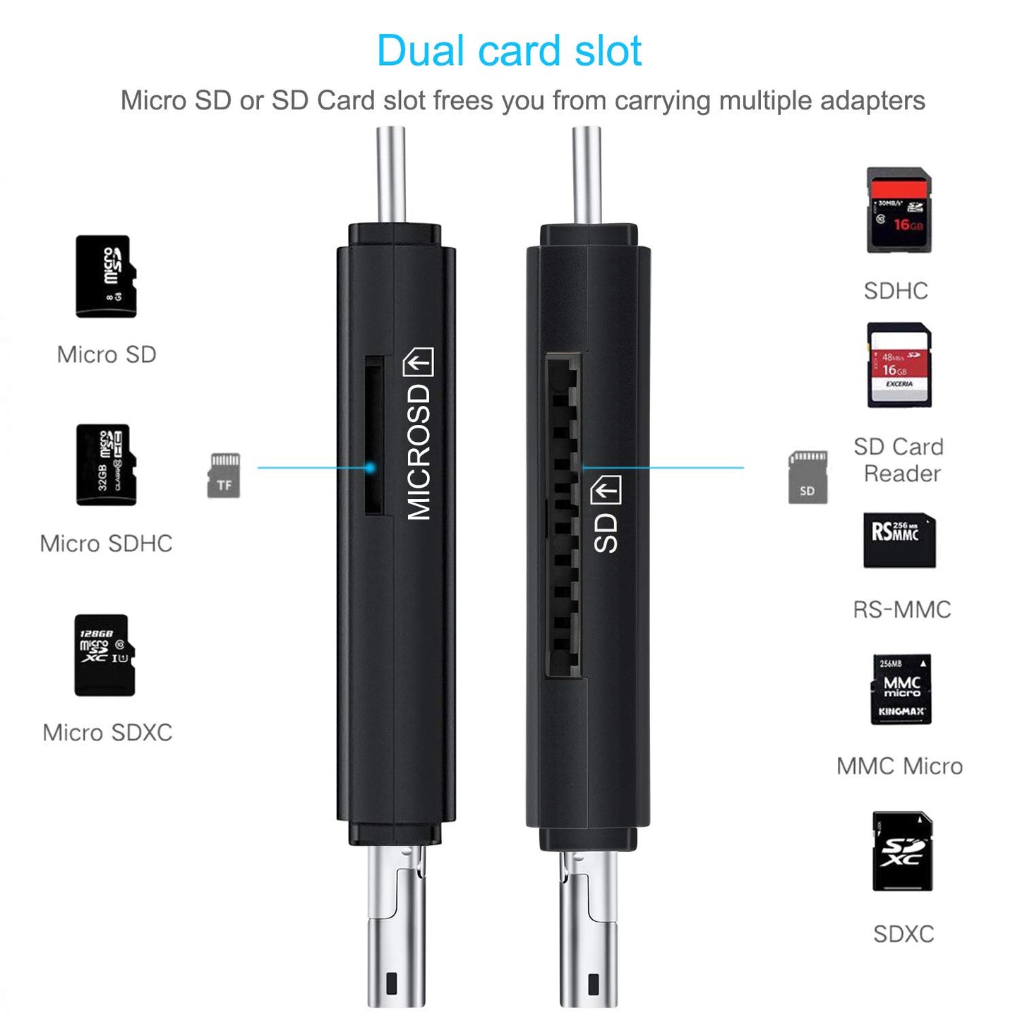 3.0 card reader tf camera sd card reader